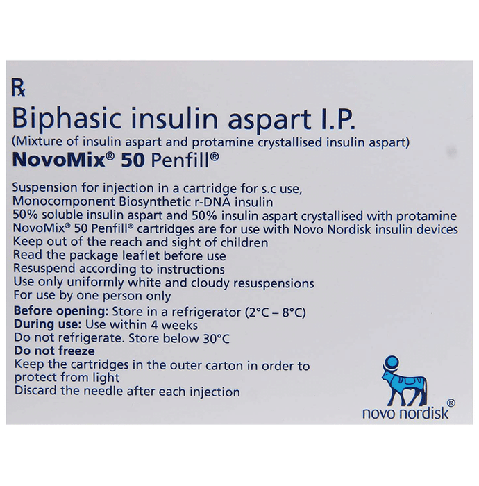 Novomix 50 100IU/ml Penfill