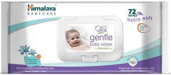 HIMALAYA GENTLE BABY WIPES 72`S